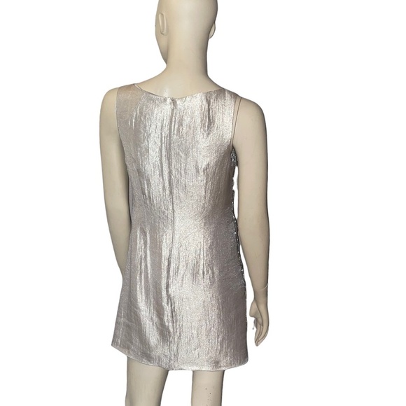 Alexia Admor Metallic Gold Champagne Dress - Picture 4 of 5